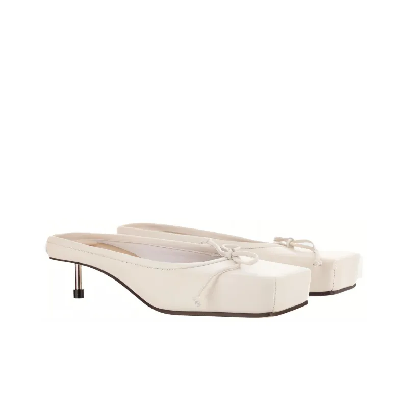 Jacquemus Slim Heel High Heels 4cm Women's White-2
