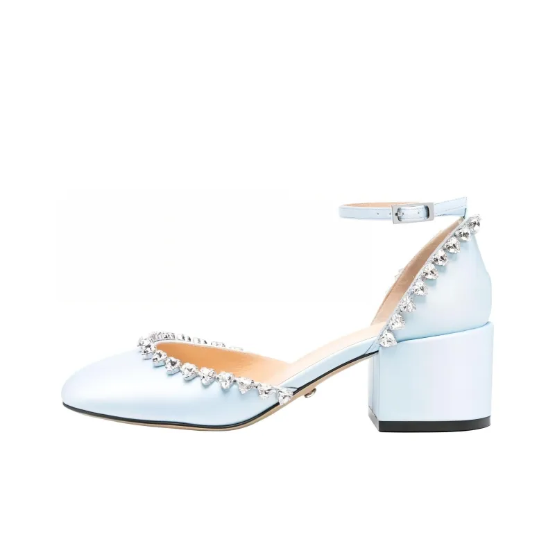 MACH & MACH Audrey 55mm Satin Pumps-0