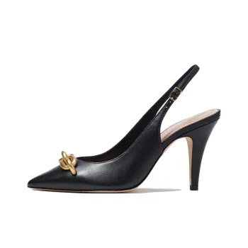 COACH Sadie Cone Heel High Heels 9cm Women's Black