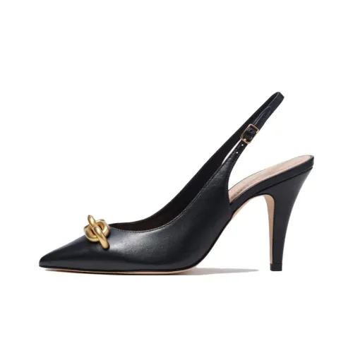 COACH Sadie Cone Heel High Heels 9cm Women's Black