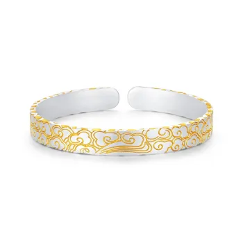 IDEAL S999 Fine Silver Sterling Silver Bracelets Women's
