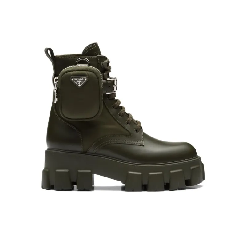 PRADA Monolith Ankle Boots-1
