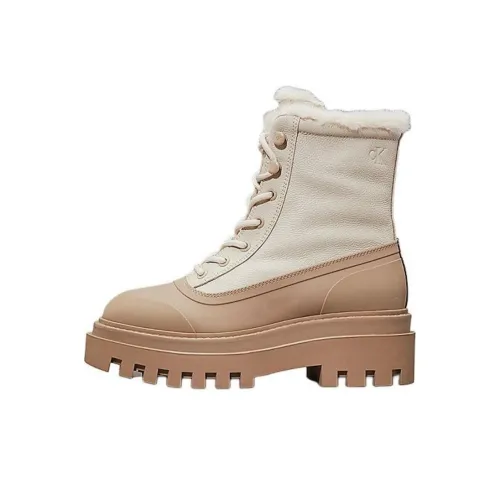 CALVIN KLEIN Ankle Boots 6cm Women's Tan