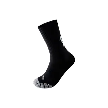 Anta Basketball Collection Mid Calf Socks Unisex 1 Pack Basic Black