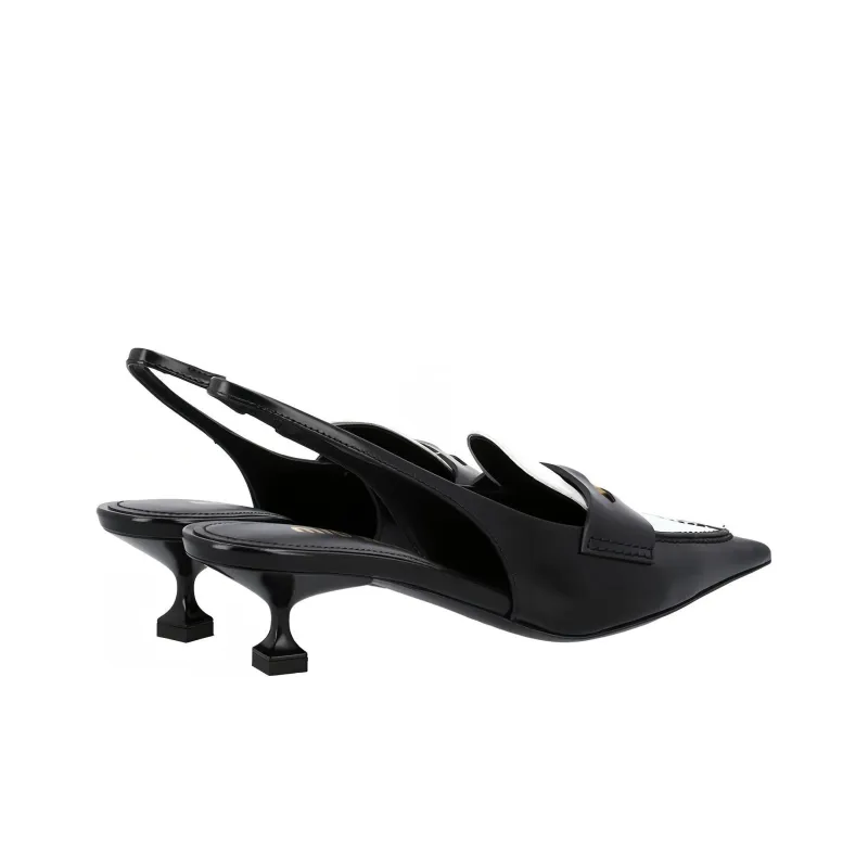 MIU MIU Penny Slim Heel High Heels Women's Black-2