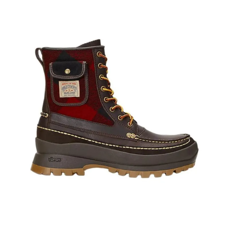 Polo Ralph Lauren Ankle Boots Men Brown-1