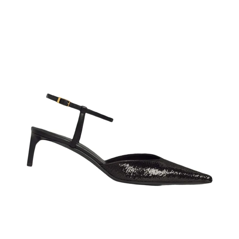 CELINE Kitten High Heels Women's Black-1