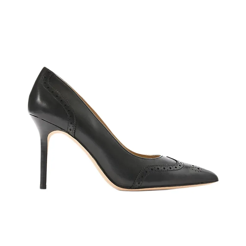 LAUREN RALPH LAUREN Lynden Slim Heel High Heels 9cm Women's Black-1