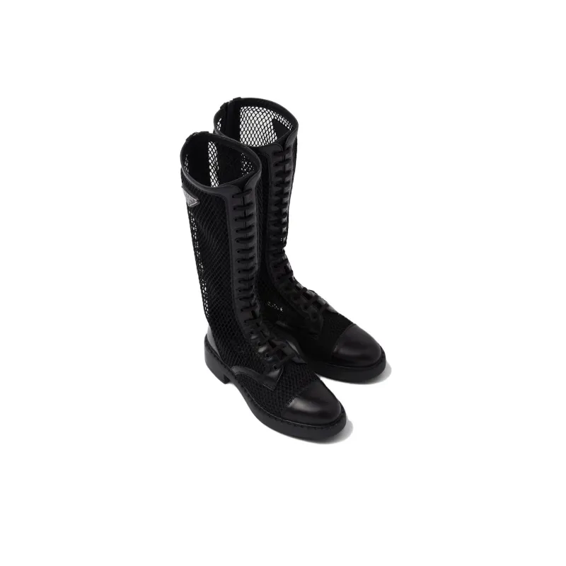 PRADA Knee high Boots Women's Black-2