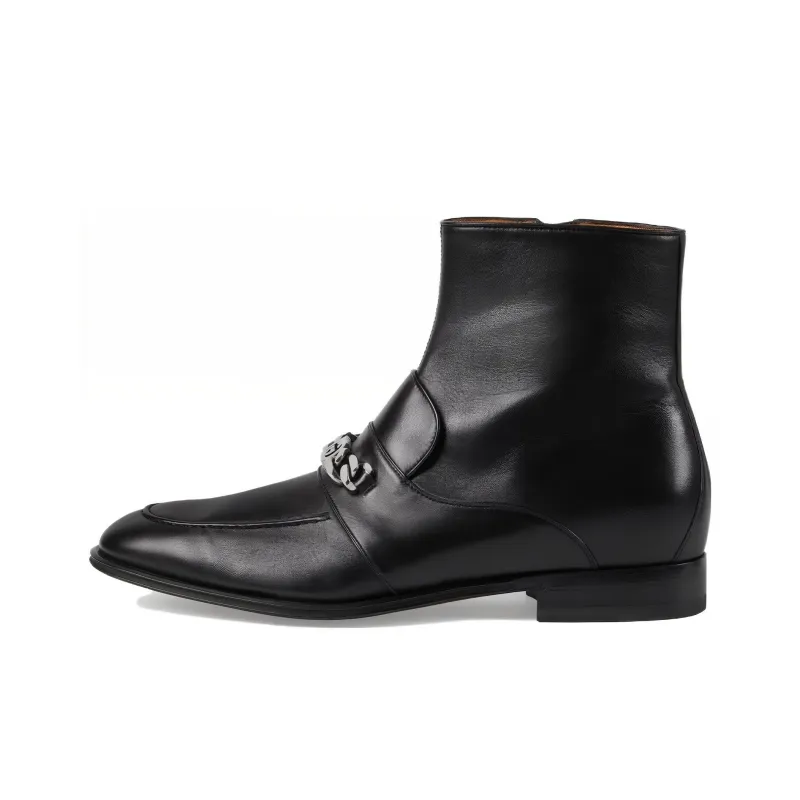 GUCCI Ankle Boots Men Black-0
