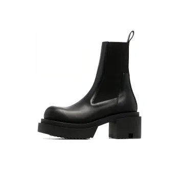 RICK OWENS Beatle Bogun 75mm Leather Boots