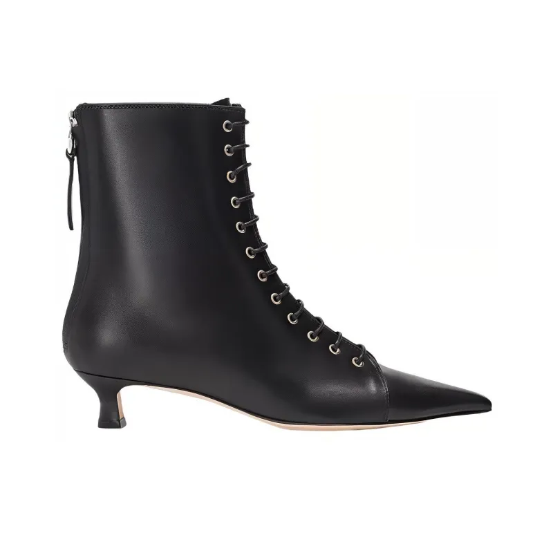 Aeyde Trixi Ankle Boots 7.5cm Women's Black-1