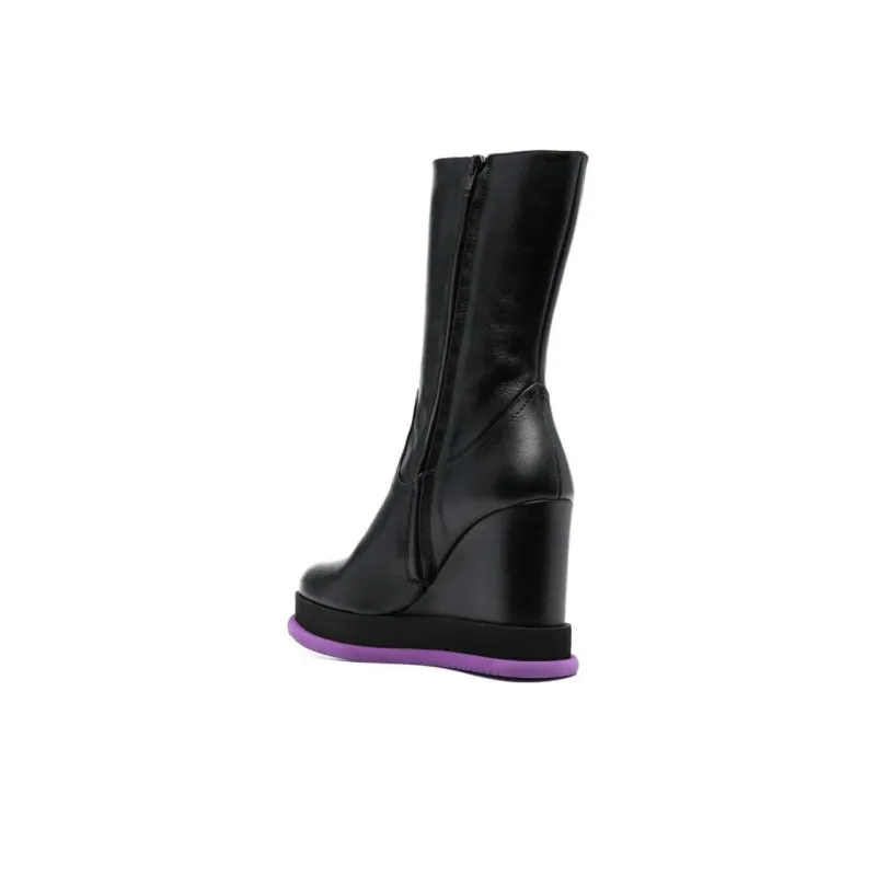 Paloma Barceló Alena Ankle Boots Women's Black Purple-4