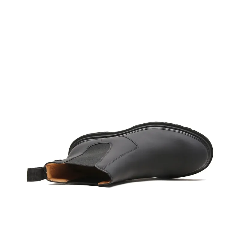 S. T.DUPONT Short Chelsea Boots 4cm Men's Black-2