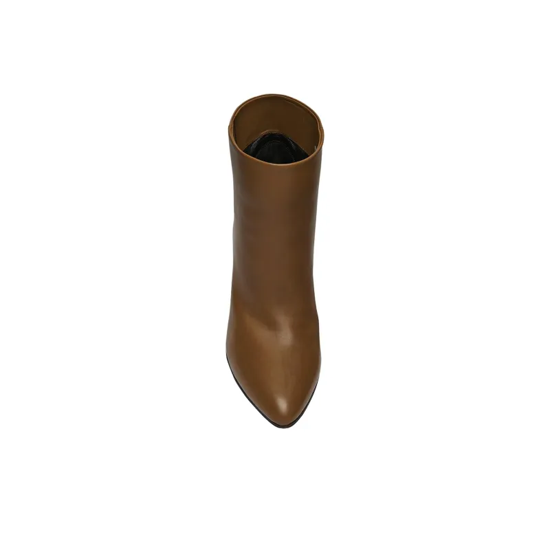 THE ROW Prudens Ankle Boots 8.9cm Women's Brown-3
