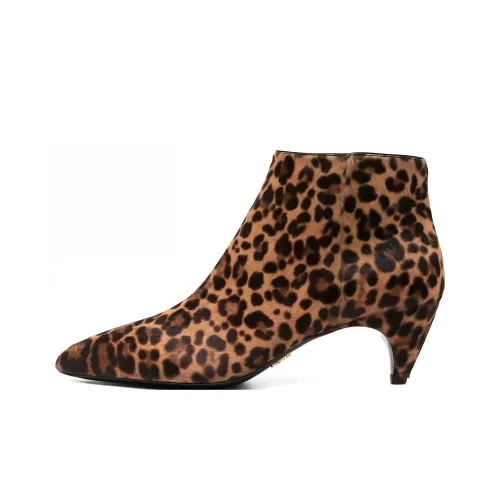 PRADA Ankle Boots Women's Brown
