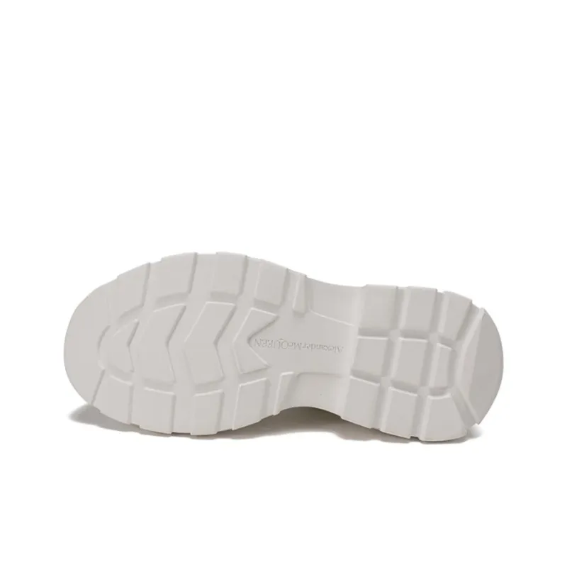 Alexander McQueen Tread Slick Ankle Boots Men White-5