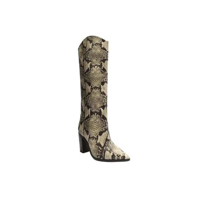 Schutz Maryana Ankle Boots 8.5cm Women's Gray Black-2