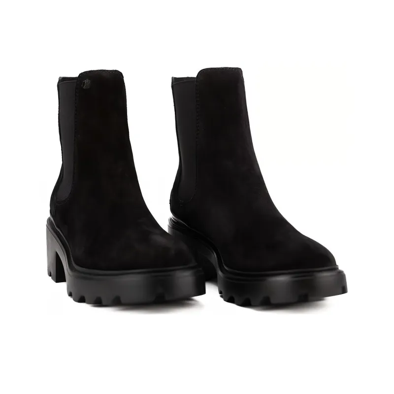 TOD'S Round Toe Chelsea Ankle Boots Women's-4