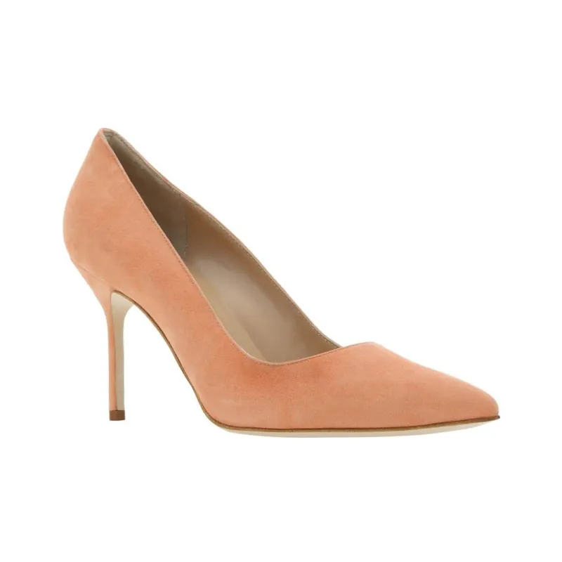 MANOLO BLAHNIK BB 90mm Leather Pumps-1