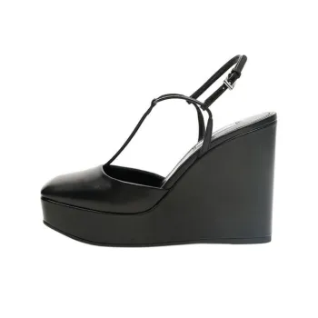 PRADA Wedge Heel High Heels Women's Black