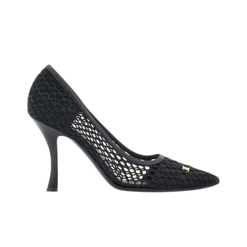 FERRAGAMO 95mm Vara-appliqué Slingback Pumps-1