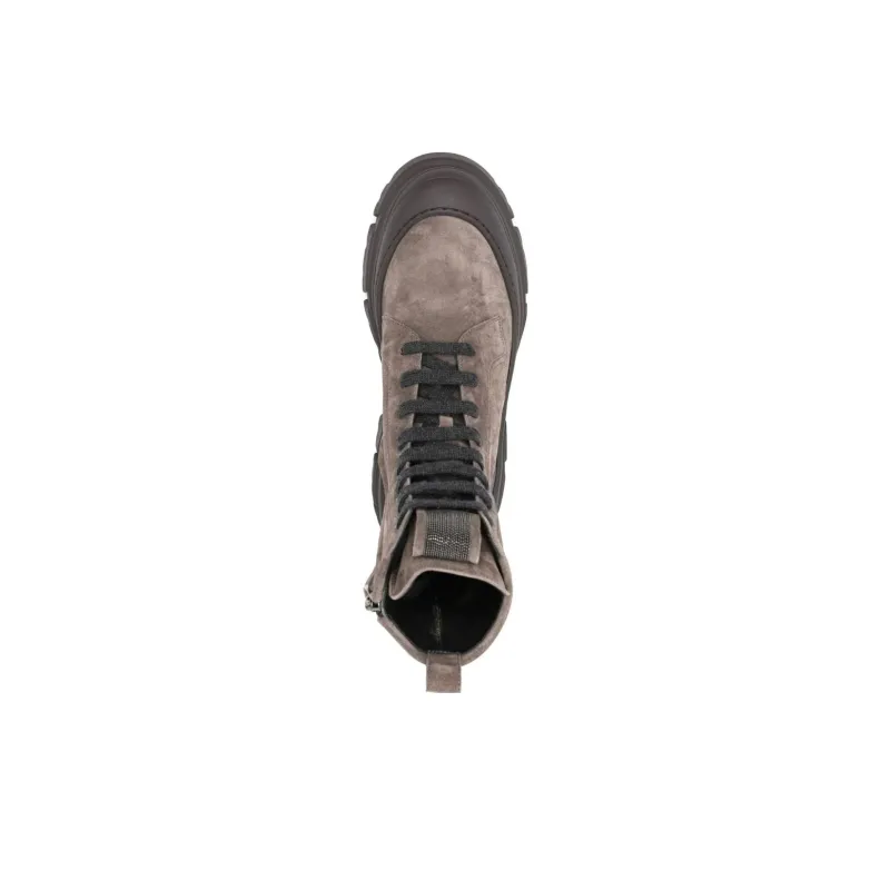 Brunello Cucinelli Chunky-sole Lace-up Boots-3