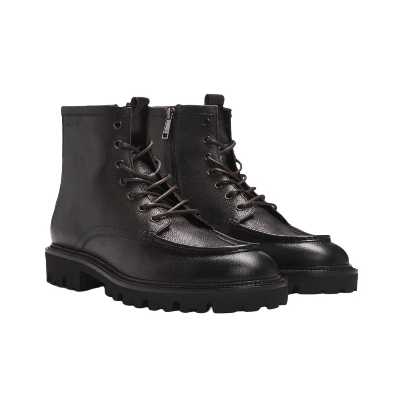 HUGO BOSS Ankle Boots Men's Dark Brown-2