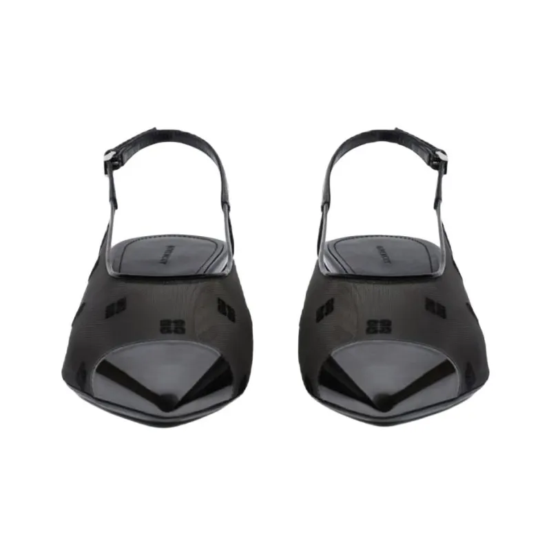 Givenchy 4G Logo High Heels 7.5cm Women's Black-2