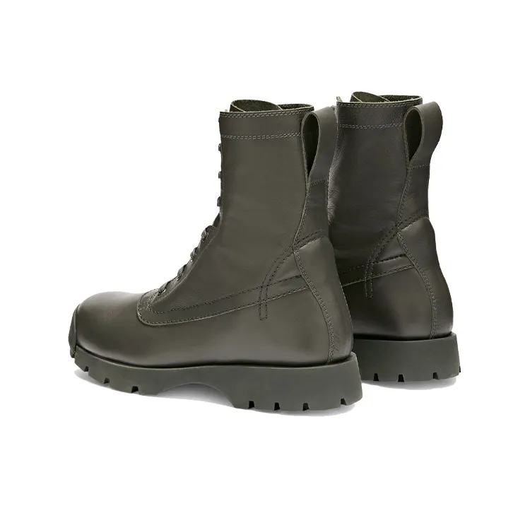 JIL SANDER Ankle Boots Men Dark Green-3