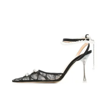 MACH & MACH Slim Heel High Heels Women's Black