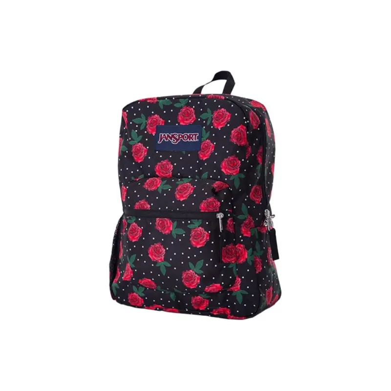 JanSport Fabric Backpack Medium Size Unisex Rose-1