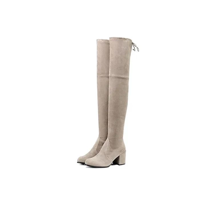 Stuart Weitzman/SW Tieland Knee-High Boots 6.5m Women's Warm Taupe Gray-2