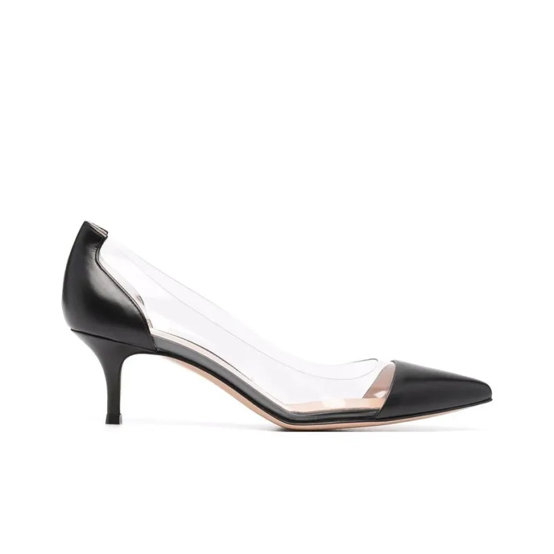 GIANVITO ROSSI Plexi 105mm Transparent Pumps-1