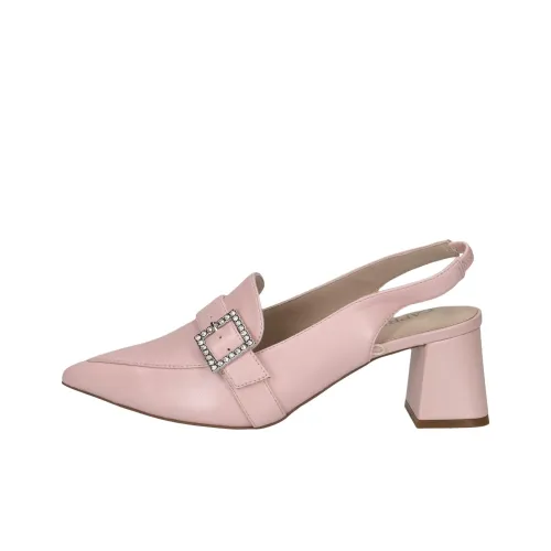 CAPRICE Gillian Block Heel High Heels 5.5cm Women's Pink