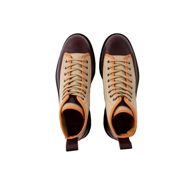 Paul Smith Ankle Boots 6cm Men's Beige Brown-4