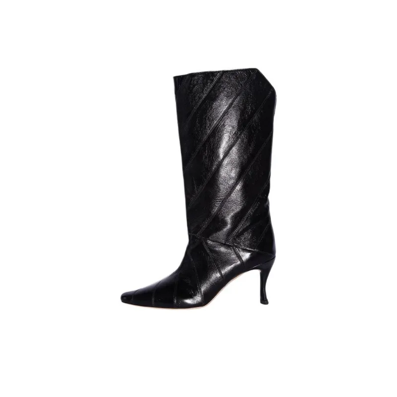 By Far Steph Ankle Boots 8cm Women's Black-0