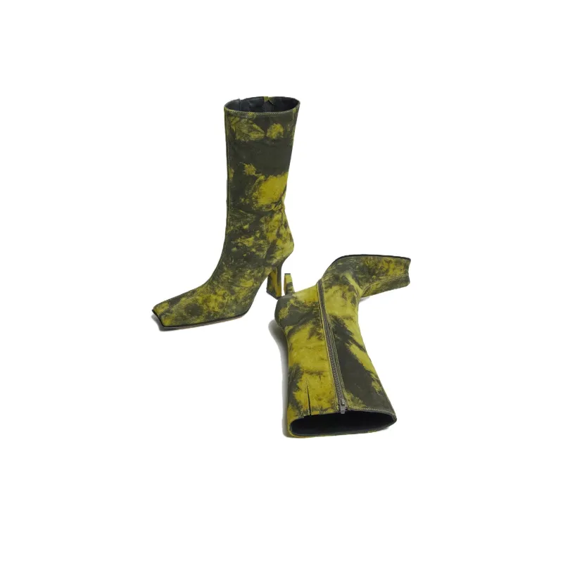 MIISTA Ankle Boots 10cm Women's Yellow-2