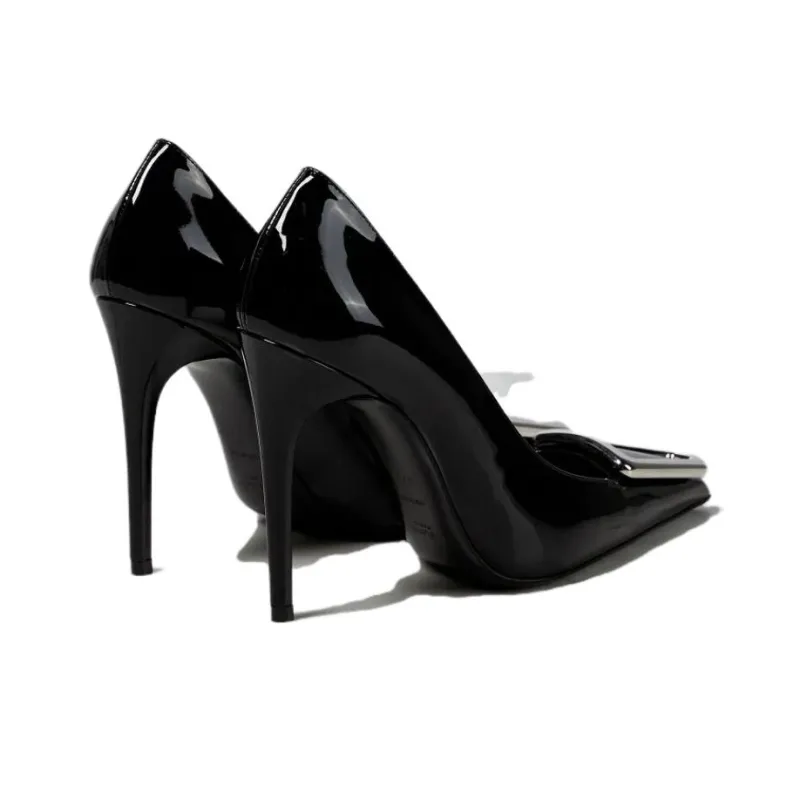 SAINT LAURENT Avenue Pointed-Toe Pumps-3