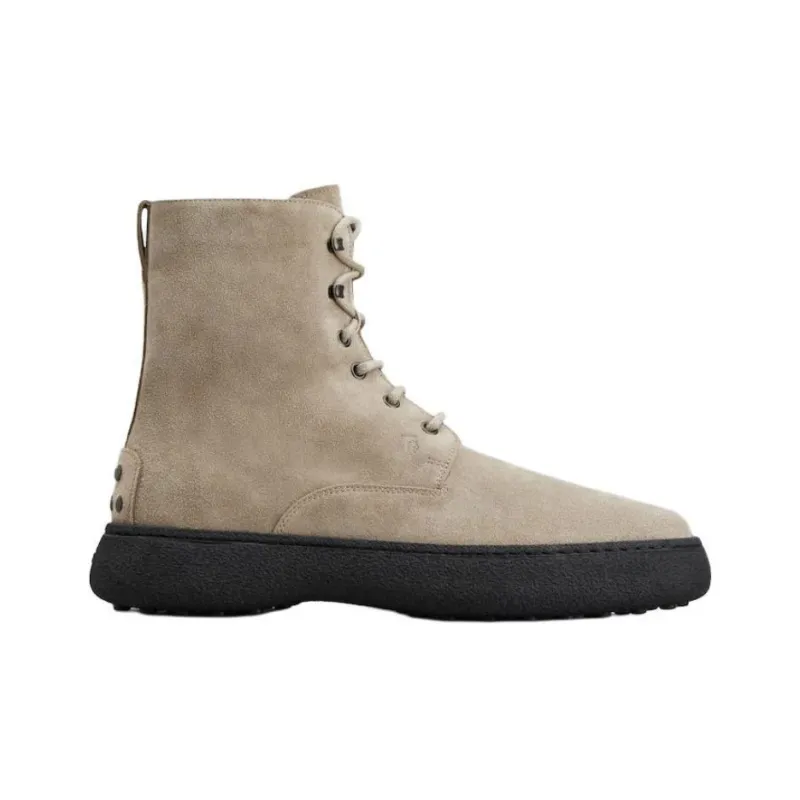 TOD'S Winter Lace Up Ankle Boots-1
