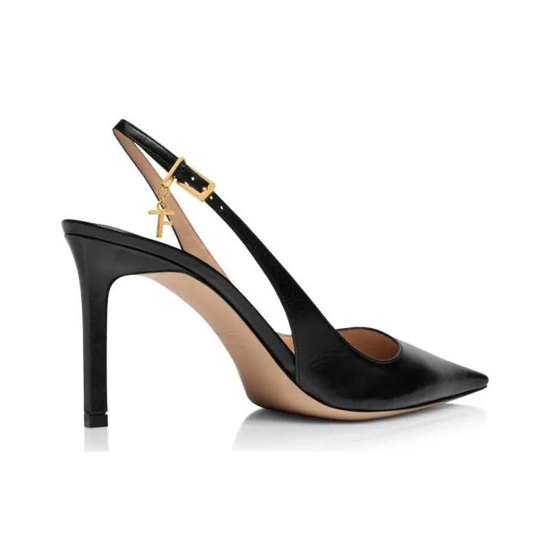 TOM FORD Angelina Slim Heel High Heels 8.5cm Women's Black-2