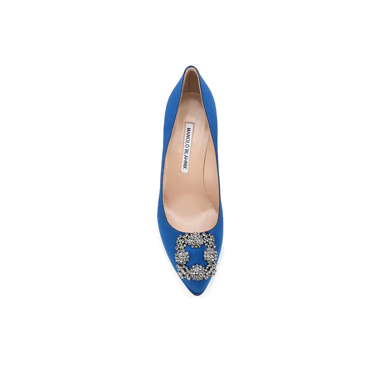 MANOLO BLAHNIK Hangisi 70 Jewel-buckle Pumps-4