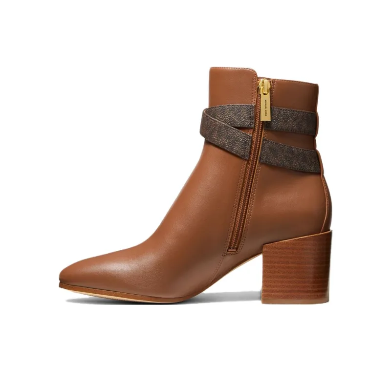 MICHAEL KORS Rory Ankle Boots 6.3cm Women's Umber-1