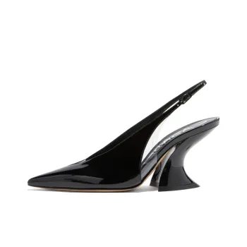 Casadei Elodie Chunky Heel High Heels 10cm Women's Black