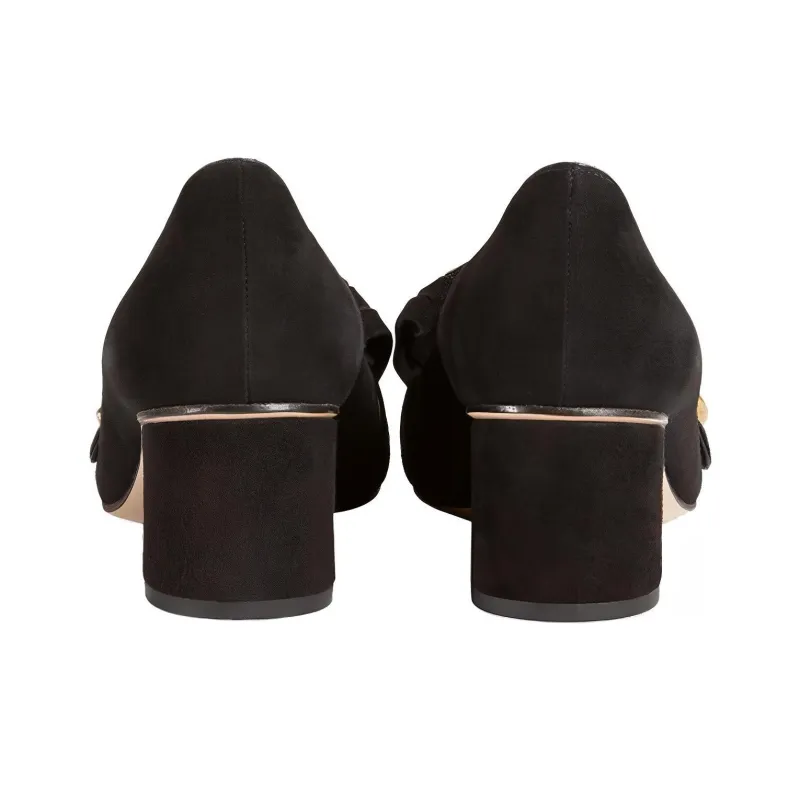 GUCCI Chunky Heel High Heels 5.5cm Women's Black-3
