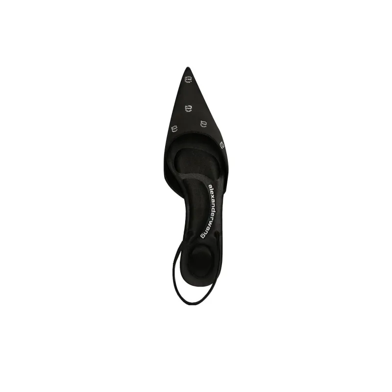 Alexander Wang Delphine 65 Slim Heel High Heels Women's Black-4