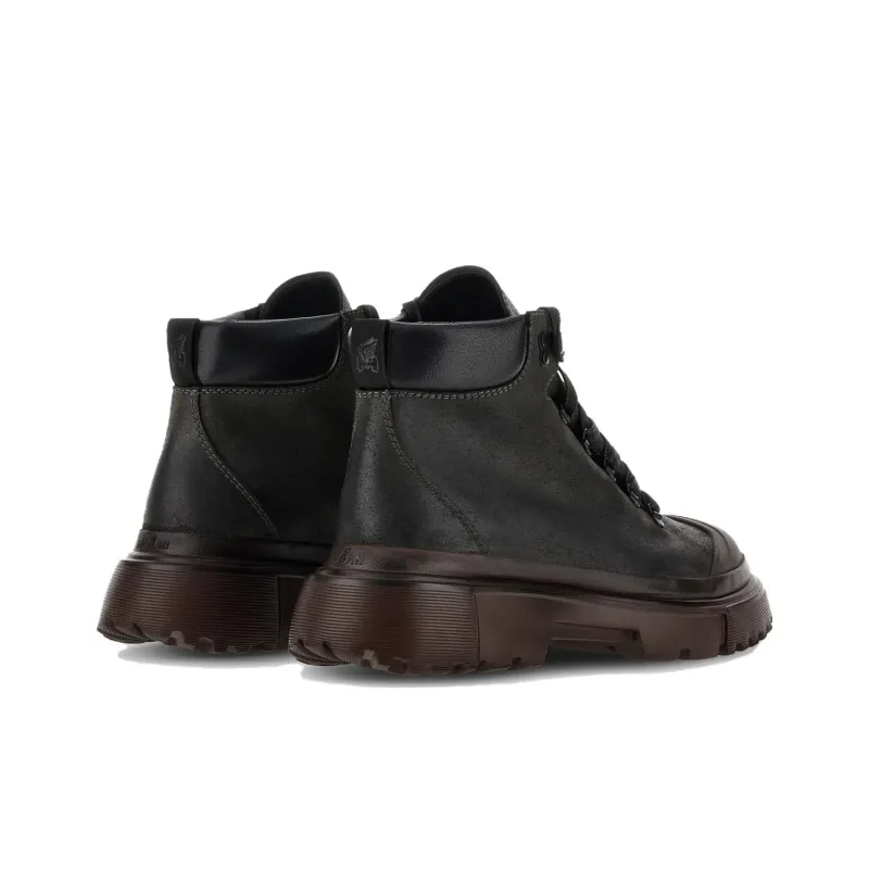 HOGAN Pedula Round Toe Ankle Boot-3