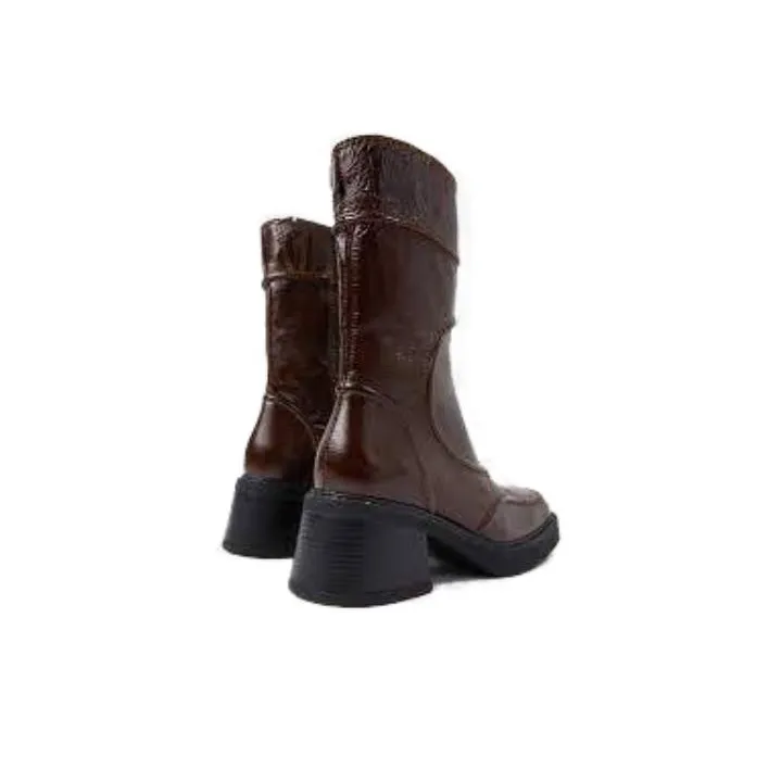 MIISTA Ankle Boots 6cm Women's Burgundy-4