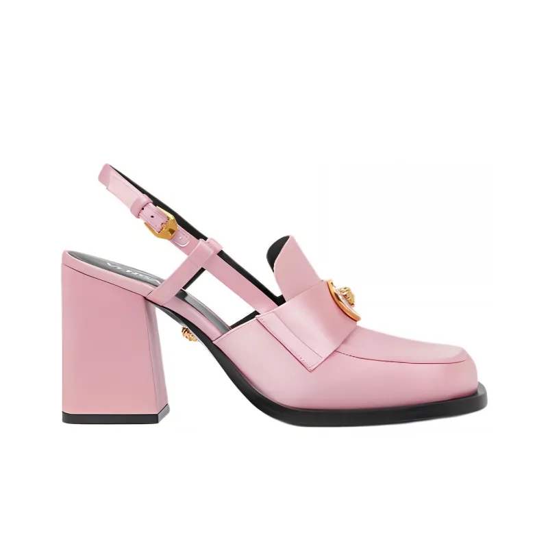 VERSACE Alia 85mm Satin Pumps-1