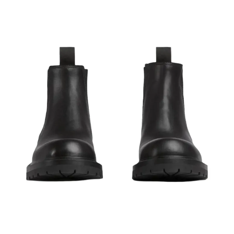 GUCCI Short Chelsea Boots Men's Black-3